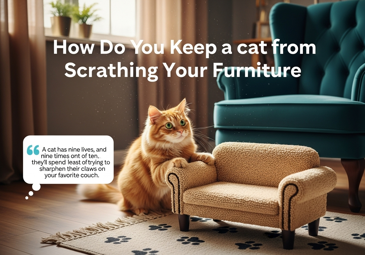 How Do You Keep a Cat from Scratching Your Furniture: Expert Tips