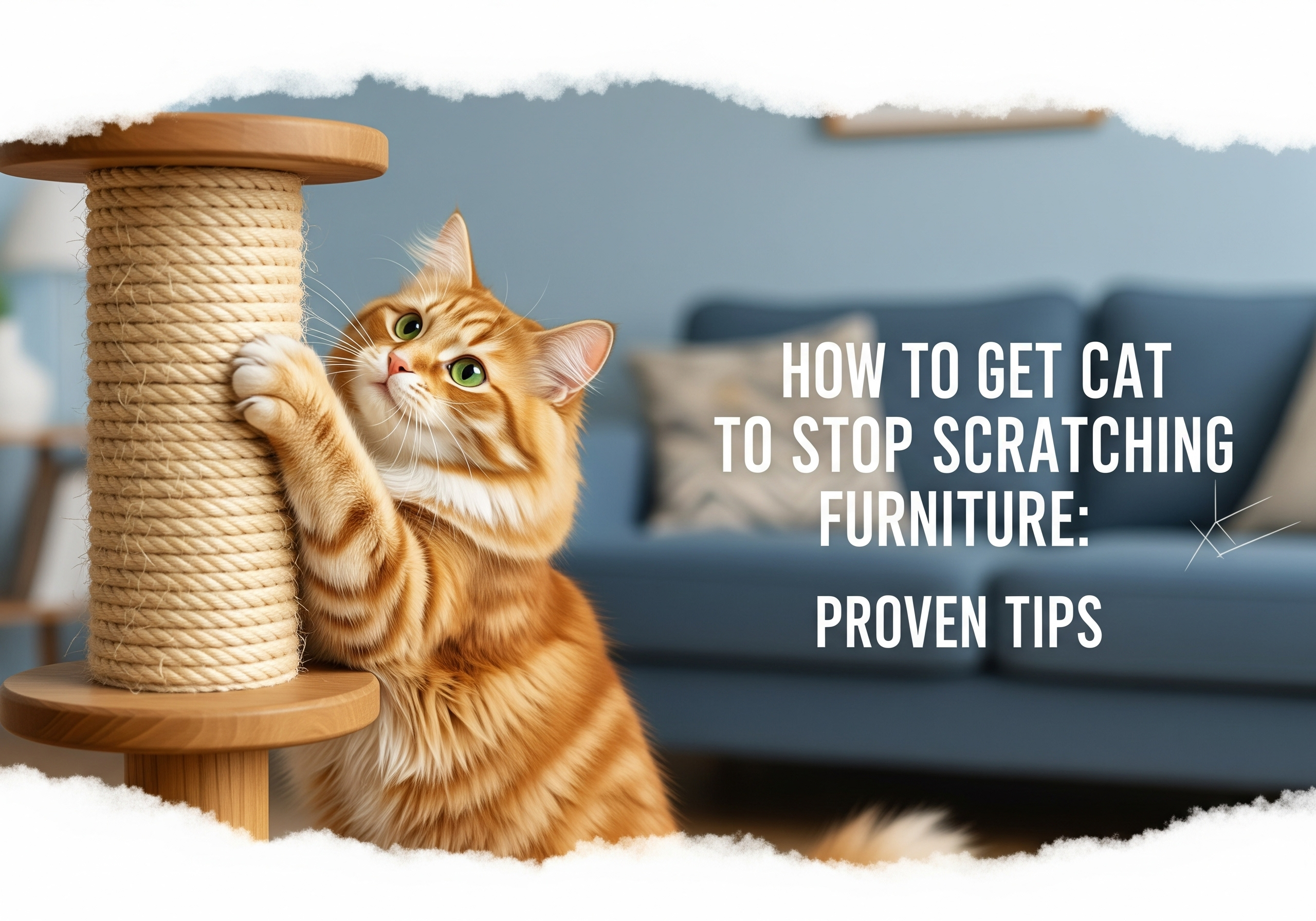 How to Get Cat to Stop Scratching Furniture: Proven Tips