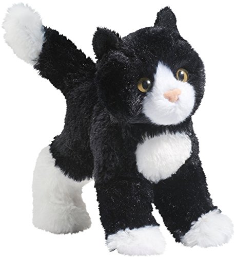 Black And White Cuddly Toy Cat