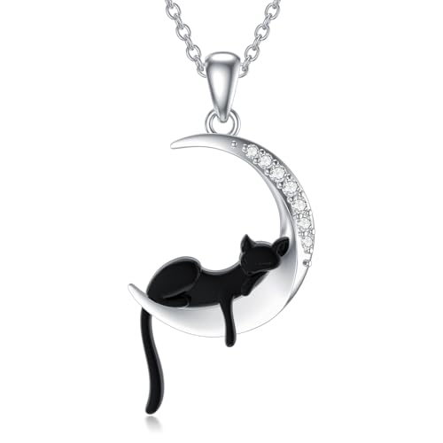 Cat Necklace Diamond