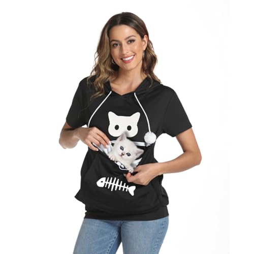 Cat Pocket Hoodie