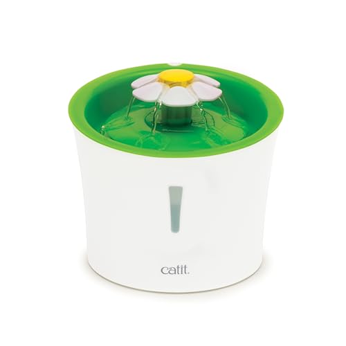 Flower Drinking Fountain for Cats