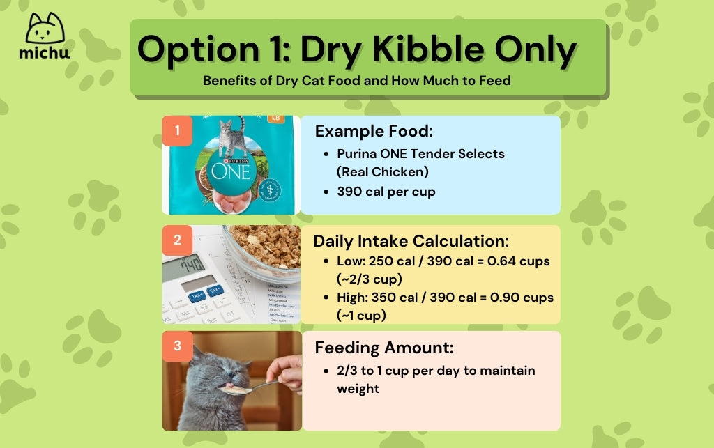 How Many Cups Cat Food Per Day
