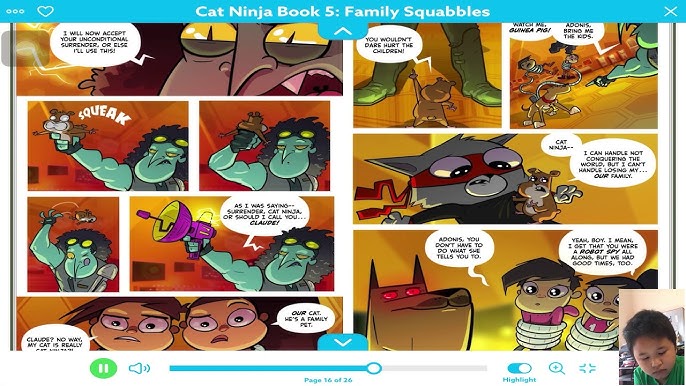 What Books Do Cat Ninja Talk in