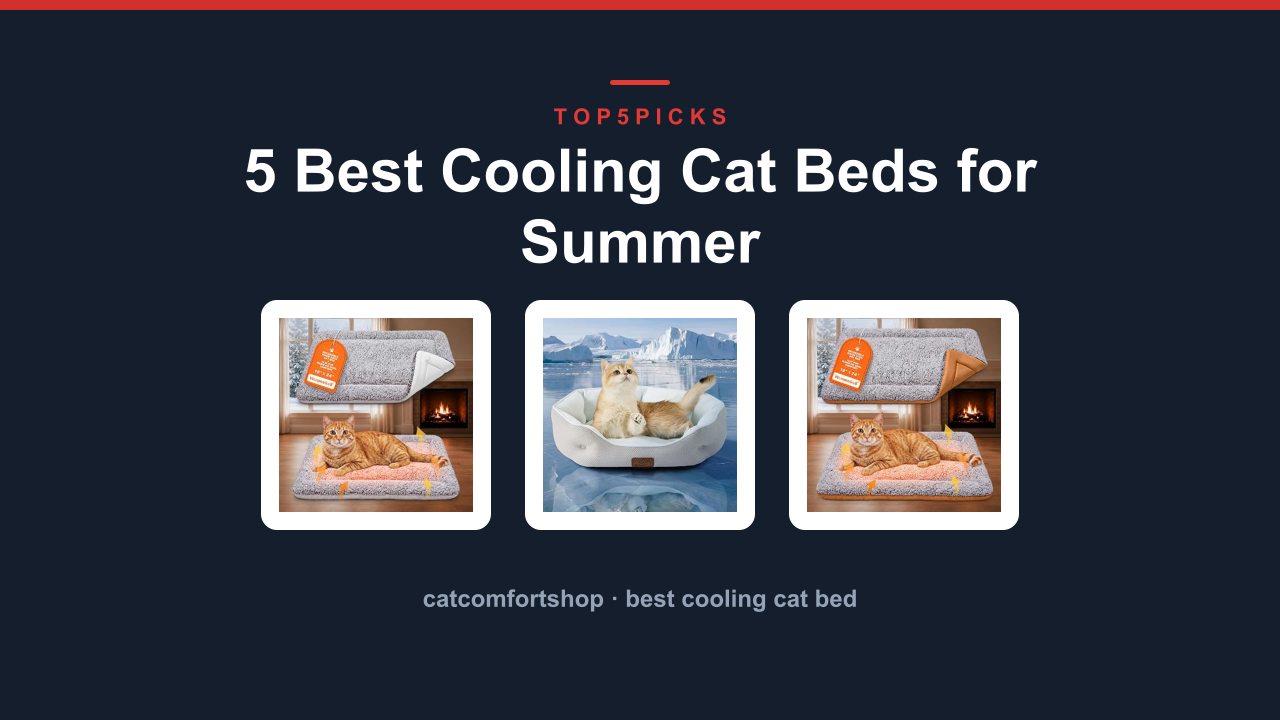 5 Best Cooling Cat Beds for Summer