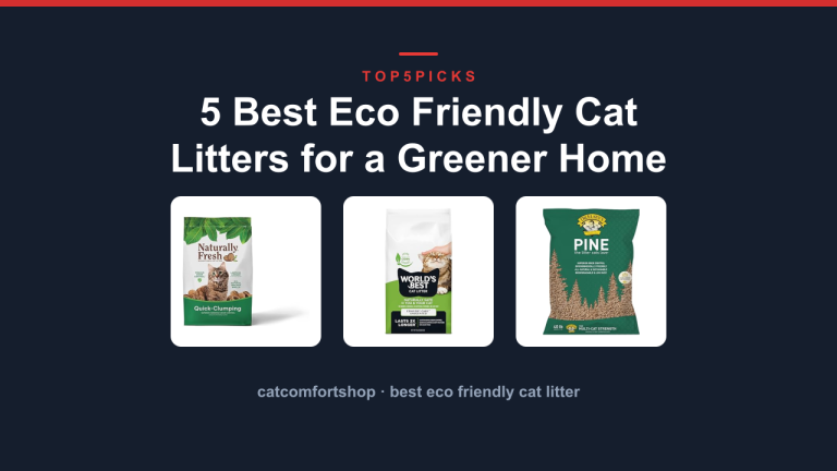 5 Best Eco Friendly Cat Litters for a Greener Home