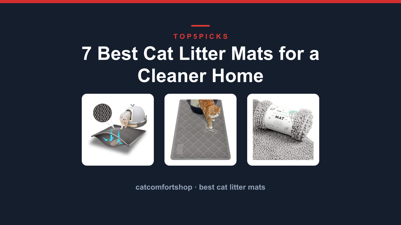 7 Best Cat Litter Mats for a Cleaner Home