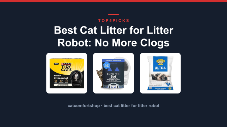 Best Cat Litter for Litter Robot: No More Clogs