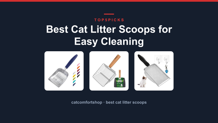 Best Cat Litter Scoops for Easy Cleaning