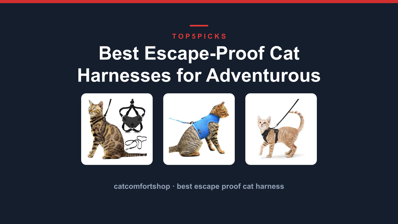 Best Escape-Proof Cat Harnesses for Adventurous Felines