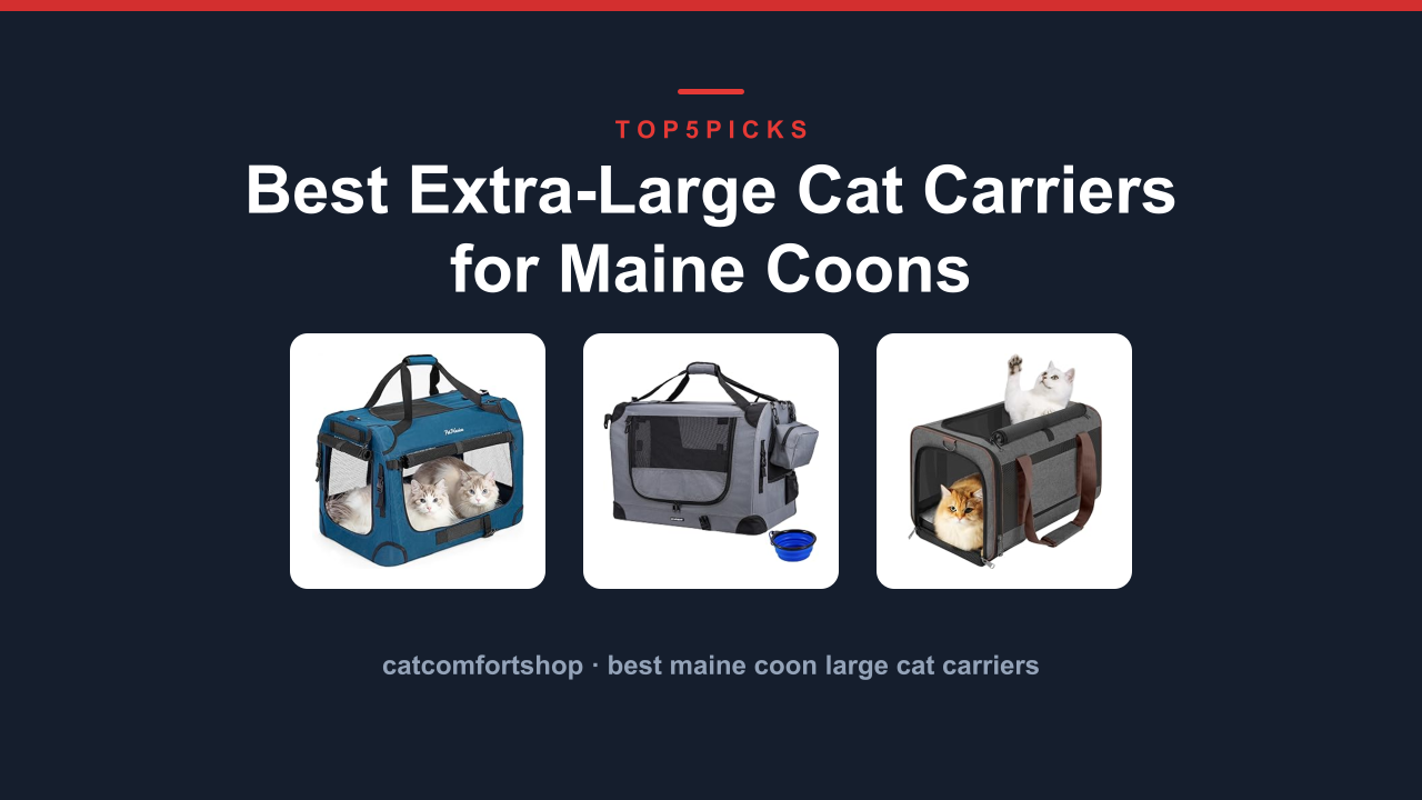 Best Extra-Large Cat Carriers for Maine Coons