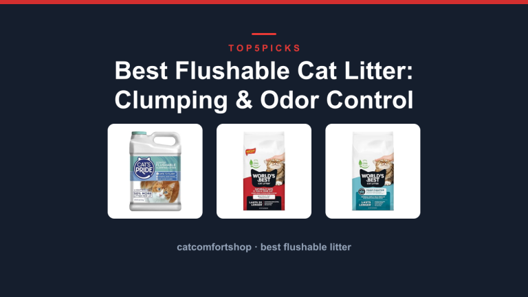 Best Flushable Cat Litter: Clumping & Odor Control