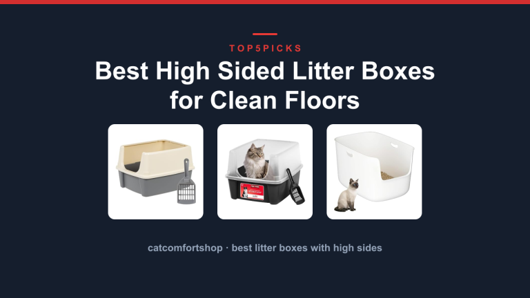 Best High Sided Litter Boxes for Clean Floors