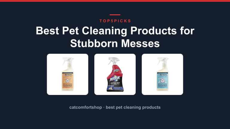 Best Pet Cleaning Products for Stubborn Messes