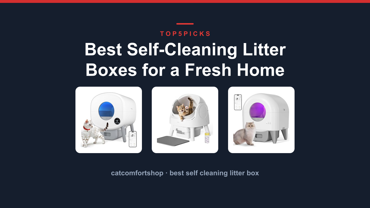 Best Self-Cleaning Litter Boxes for a Fresh Home