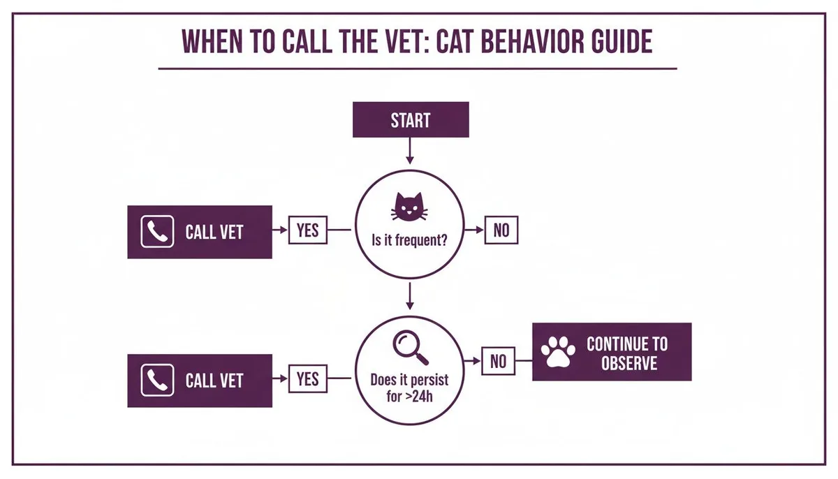 cat behavior decision tree workflow