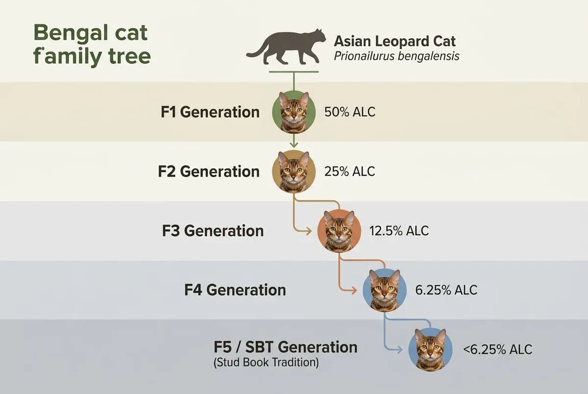 F1 F2 F3 SBT Bengal generations