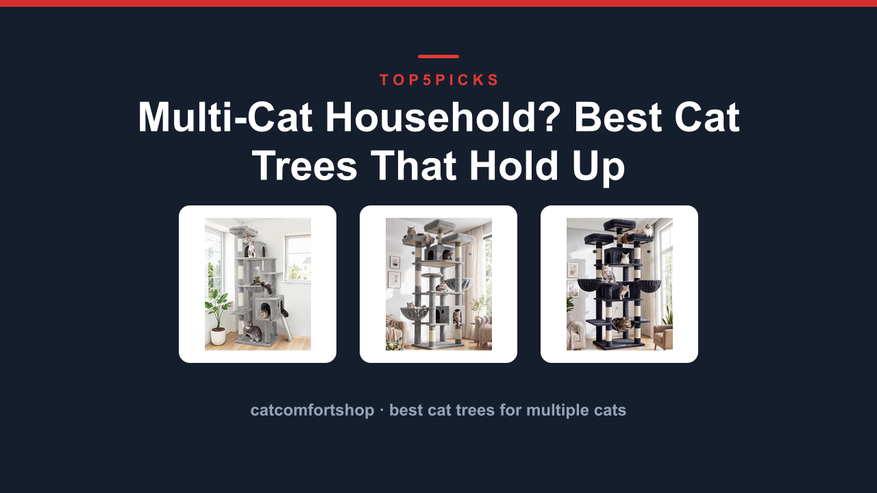 Multi-Cat Household? Best Cat Trees That Hold Up