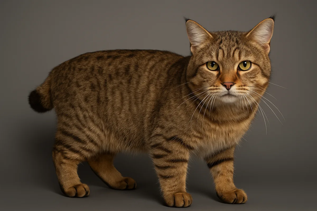 Pixie-bob breed vs domestic tabby