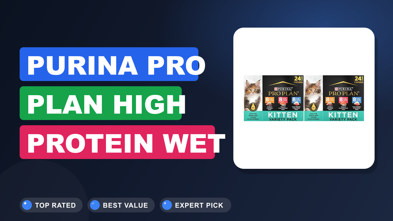Purina Pro Plan High Protein Wet Kitten Food Variety