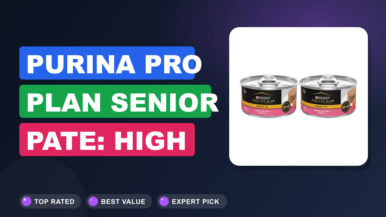 Purina Pro Plan Senior Pate: High Protein Wet Cat Food