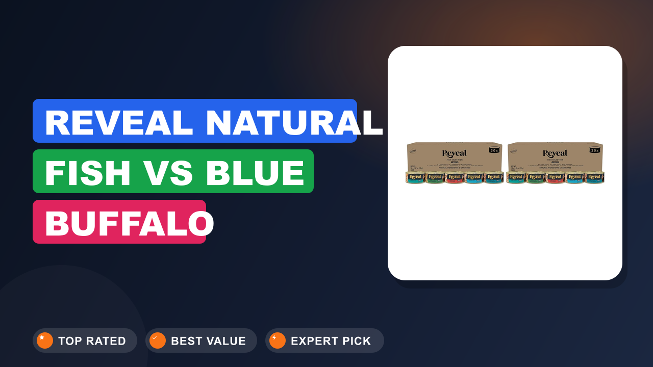Reveal Natural Fish vs Blue Buffalo Chicken: Which Is Better?