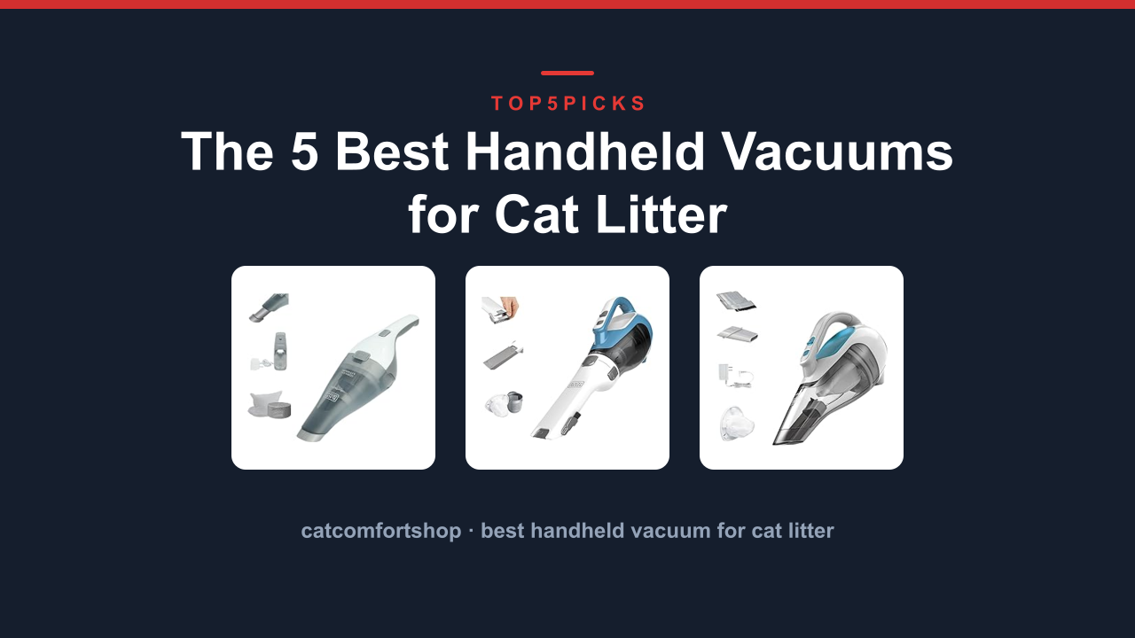 The 5 Best Handheld Vacuums for Cat Litter
