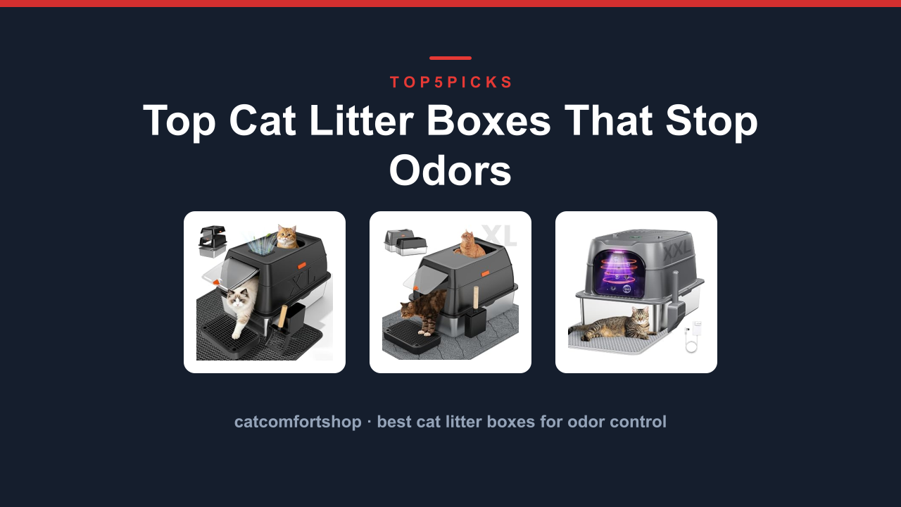 Top Cat Litter Boxes That Stop Odors