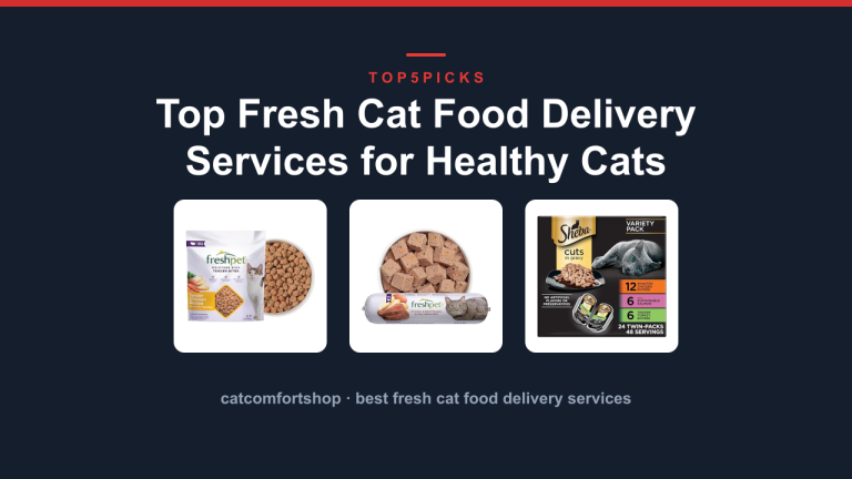 Top Fresh Cat Food Delivery Services for Healthy Cats